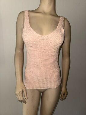 Madewell Blush Pink Knit Scoop Tank